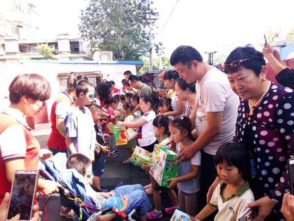 用行动把爱传递 用爱心将人相连——门头沟区龙泉大地幼儿园开展爱心