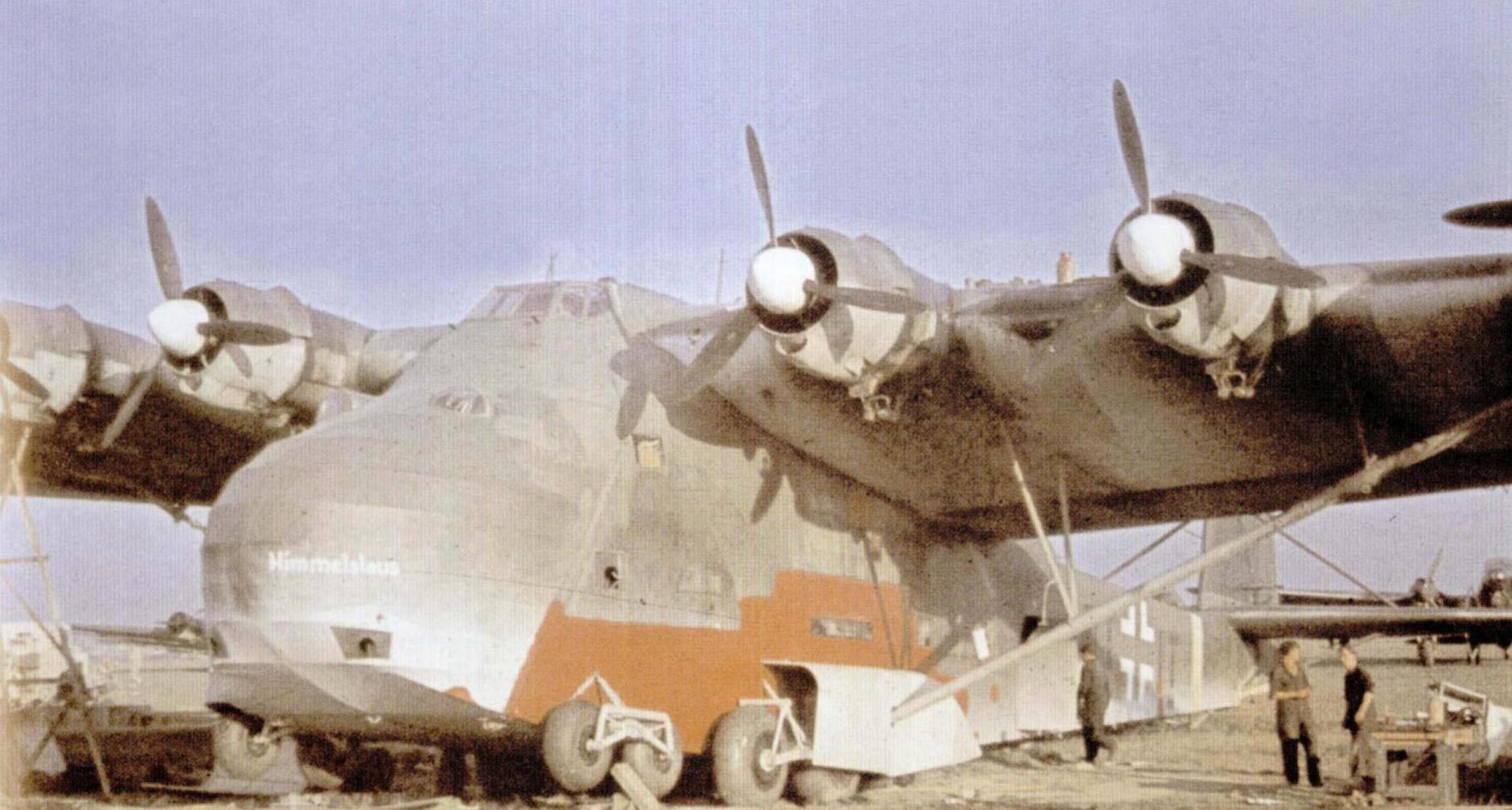 ag)曾研发过一种巨型运输机,即me 323"巨人"(gigant),其翼展达到了55