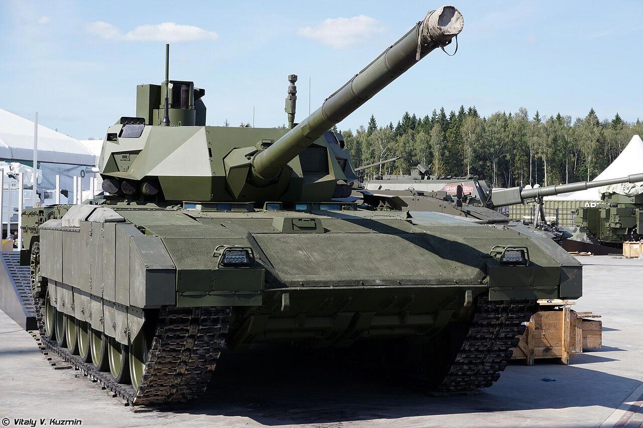 炮膛生锈并非出于疏忽军媒评亮相军队2018论坛的t14主战坦克3