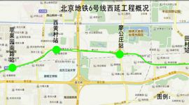 北京地铁6号线西延、8号线三期四期开始试运行