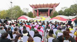 北京百余市民大运河畔聆听中华经典诵读