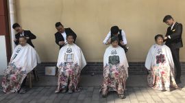 我们的节日·重阳|北京海淀二里庄社区党员、小学生与老年人共度重阳