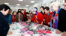 我们的节日·重阳|北京安贞街道老年大学展出两百幅摄影书画作品