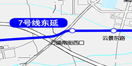 北京地铁7号线东延8座车站实现结构封顶