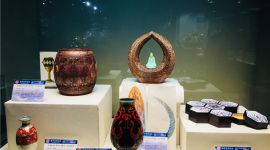 近百件景泰蓝创新作品在北京珐琅厂展出