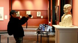 首都职工艺术作品亮相太庙“唱响”劳动者赞歌