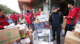 “双11”之际 快递点违规占道最高罚5000元