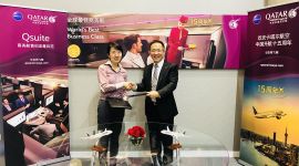 聚焦进博会|北京百思达与卡塔尔航空签订320万美金年度意向合作