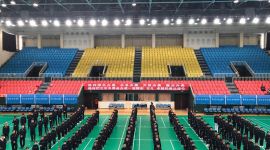 海淀区282人组团参加北京市首届冬季运动会