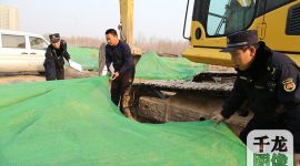 北京城管严查施工扬尘等违法行为