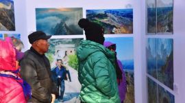 北京密云国际长城摄影展呈现万里长城全貌