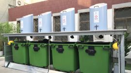 垃圾桶坐上“升降梯”！北京朝阳首次试点“地埋式”垃圾收集设备