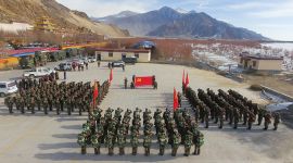 高原寒冬砺剑  天路卫士练兵