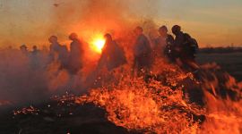 这些日子，他们追逐着梦中的“火焰蓝”