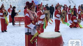 北京门头沟洪水口村“变身”冰雪世界