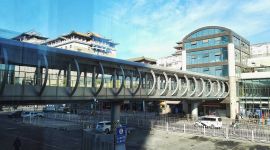 北京春运首日|北京西站南广场公交场站连廊启用