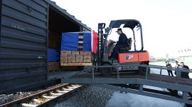 京津冀首个铁路绿色物流配送基地启用