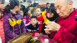 老北京民俗文化亮相建国门小年民俗庙会