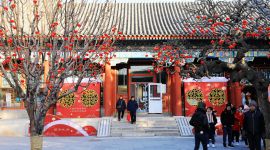 北京颐和园春节展出“皇家技艺 燕京八绝” 