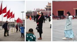北京图见|游人如织，这是正月初二的天安门地区