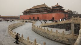 看见|故宫“邂逅”春雪