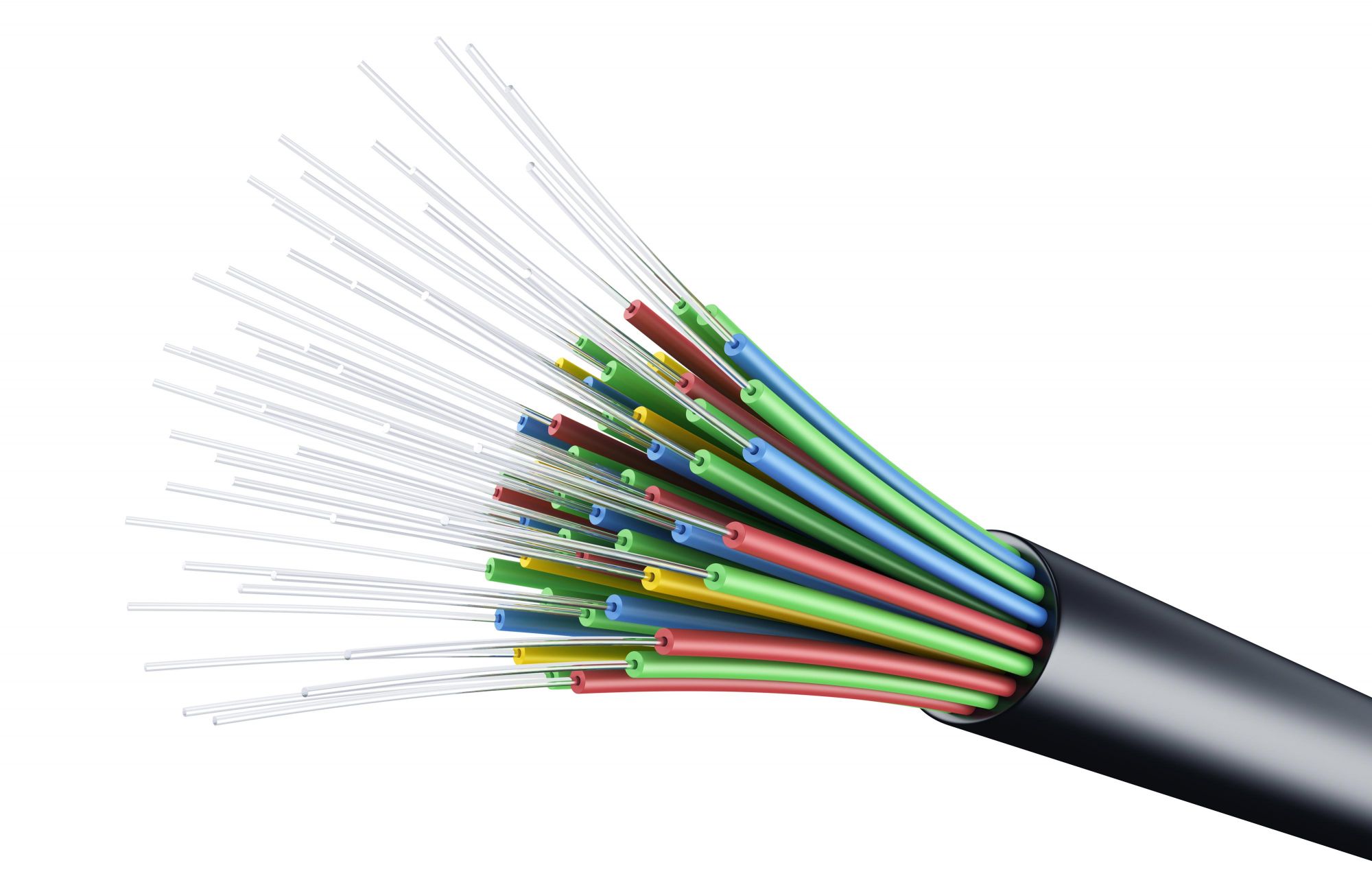 资料图:光纤电缆(optical fiber cable)效果图.