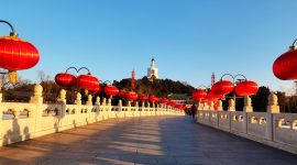 北京图见|京城万里晴空 残雪楼台意境浓