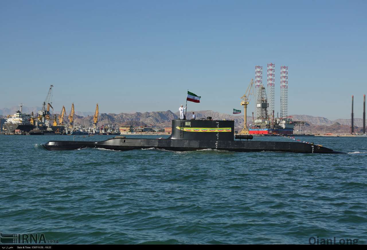 伊朗法塔赫常规动力潜艇服役伊朗特种部队水下渗透的新平台同时出现13