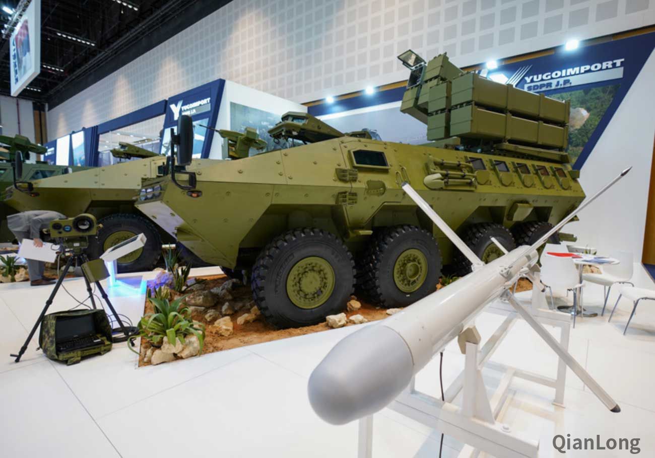 搭载了ralas导弹发射装置的lazar3型装甲车.