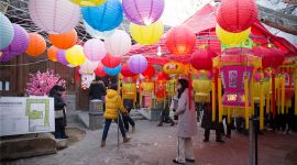 我们的节日·元宵|中轴线申遗主题灯笼亮相北京史家胡同博物馆