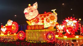 我们的节日·元宵|九组大型花灯亮相北京石景山游乐园