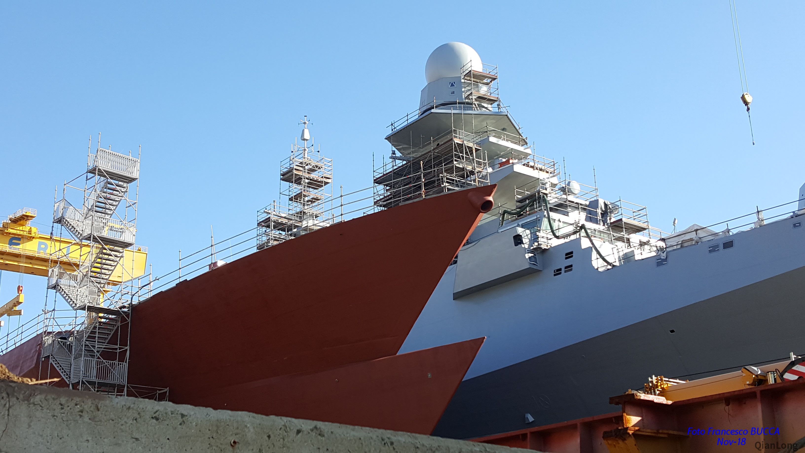 schergat)"号导弹护卫舰(舷号f 598)和正在建造中的ppa巡逻舰(pattu