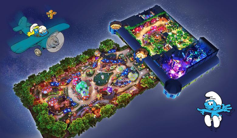 世茂再度携手世界文化ip亚太首个蓝精灵主题乐园正式启动