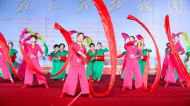 国防科工业老干部展演舞蹈庆祝新中国成立70周年