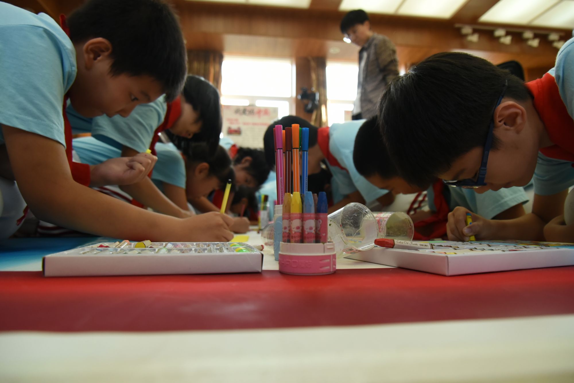 崇外街道我爱你中国主题教育活动走进新景小学