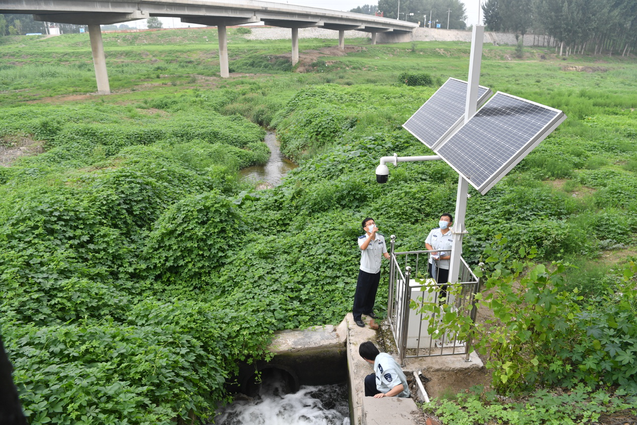 北京房山区生态环境局多措施监测汛期河道水质
