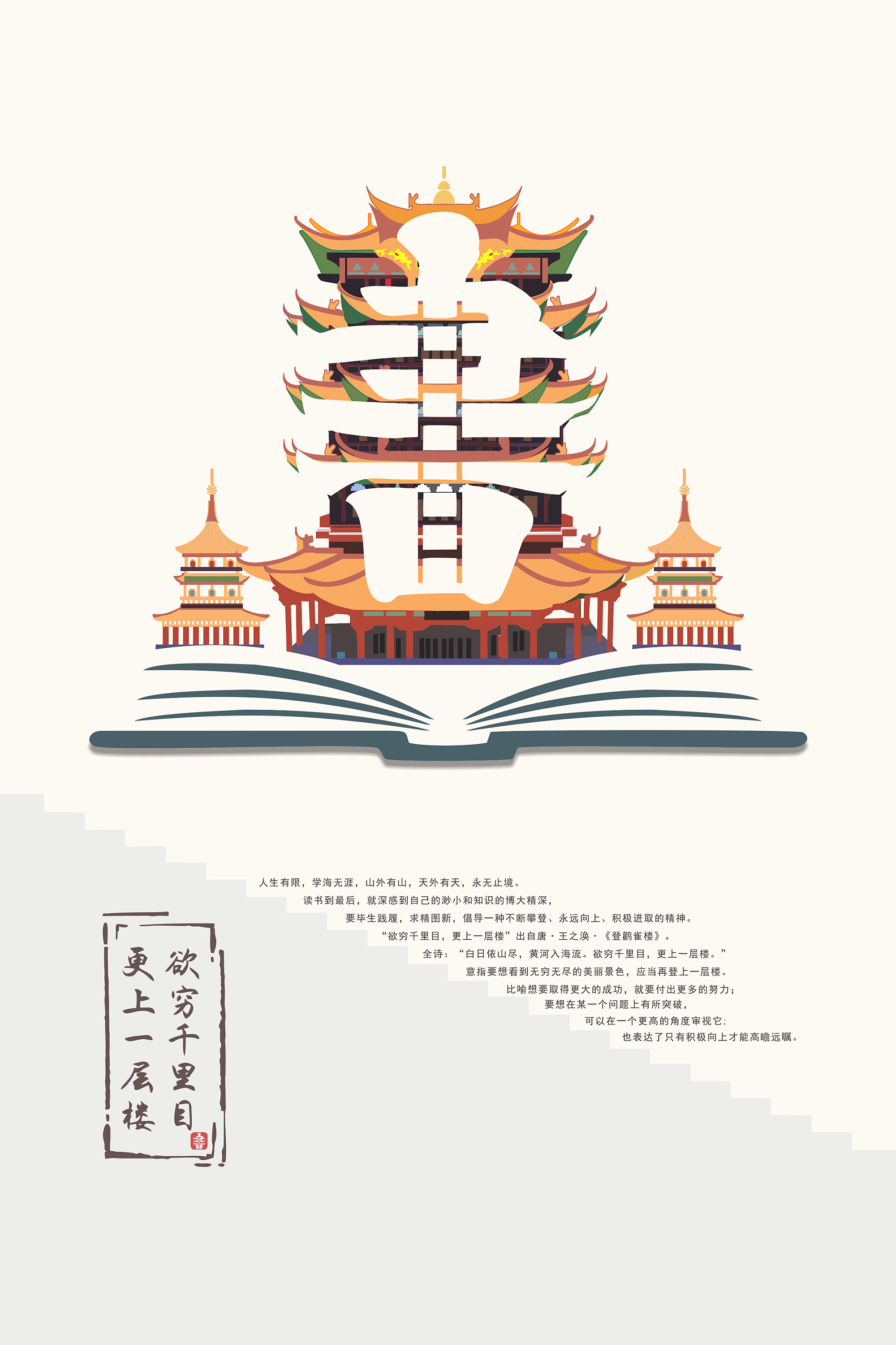 优秀作品欲穷千里目更上一层楼