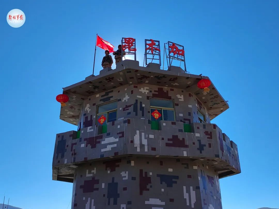 为祖国和人民守岁这是军人的年