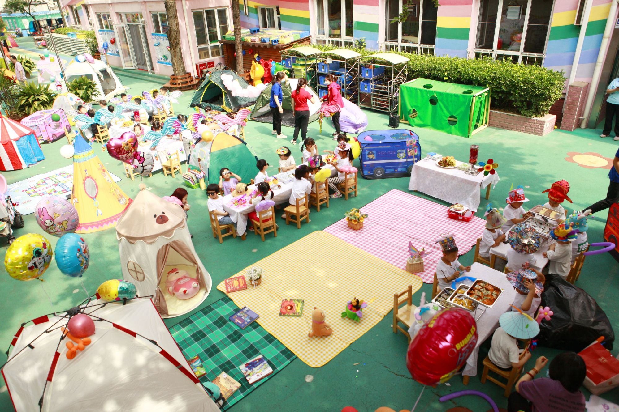 户外帐篷自助餐