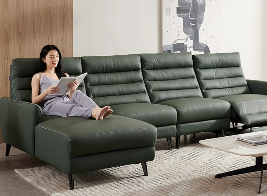 穗宝皮沙发大赏青悠时光让客厅美得不像话