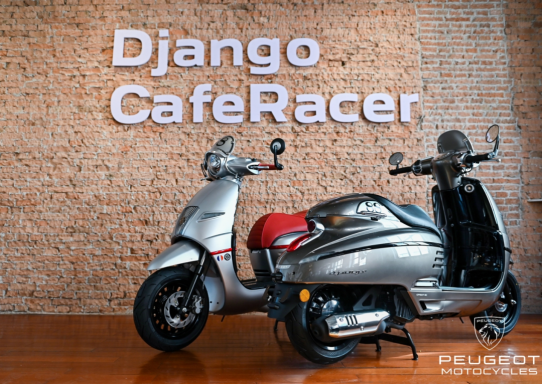 标致摩托django caferacer焕型来袭,首发专享价:19800元-千龙网·中国