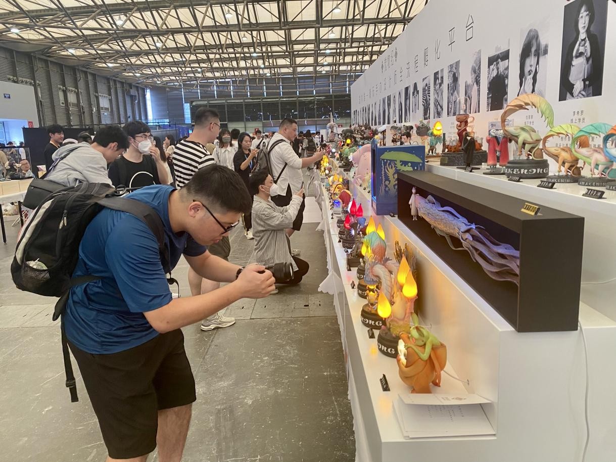 觉物纪致力于潮玩教育携上百件作品参加2023上海wf手办展-千龙网