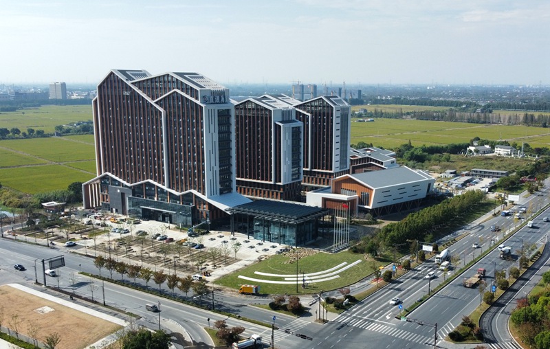 &ldquo;直通乌镇&rdquo;产业园。乌镇镇人民政府供图