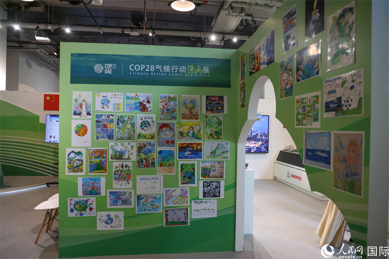 位于会场绿区的中阿经贸交流中心。人民网塔里克&middot;易卜拉欣摄