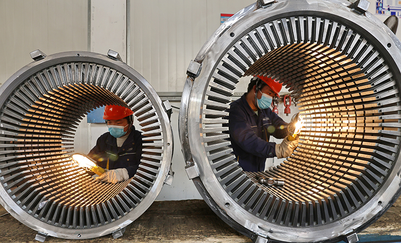 专精特新&ldquo;小巨人&rdquo;企业生产忙。新华社记者 许丛军摄