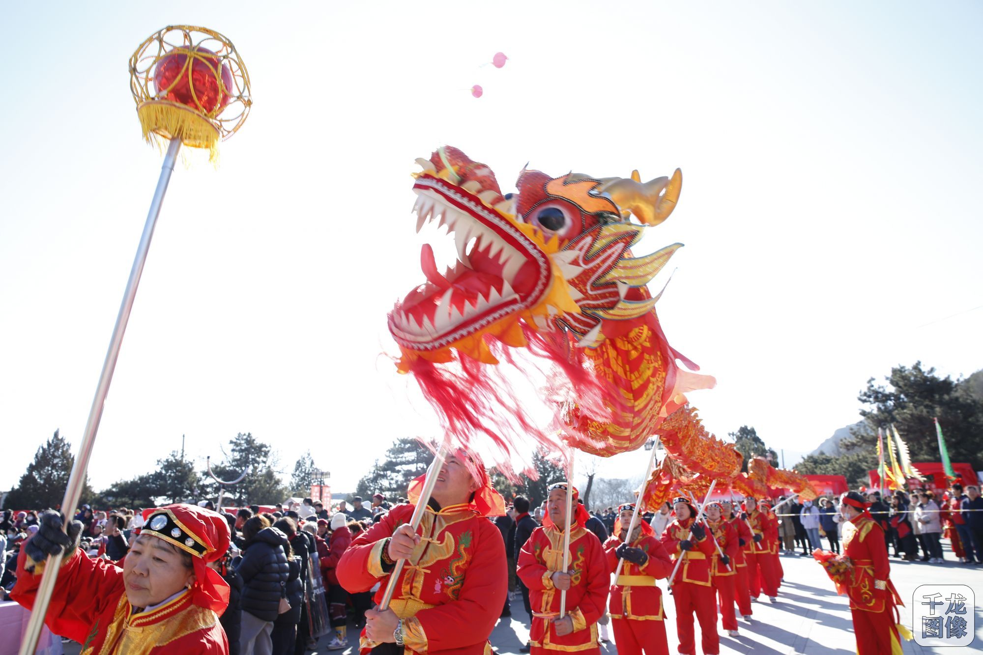 丫髻山春节祈福庙会现场2（马平川摄）