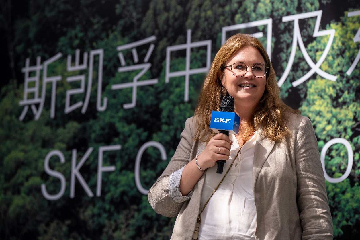 斯凯孚集团高级副总裁ann-sofie zaks女士在现场致辞中表示:"作为社会