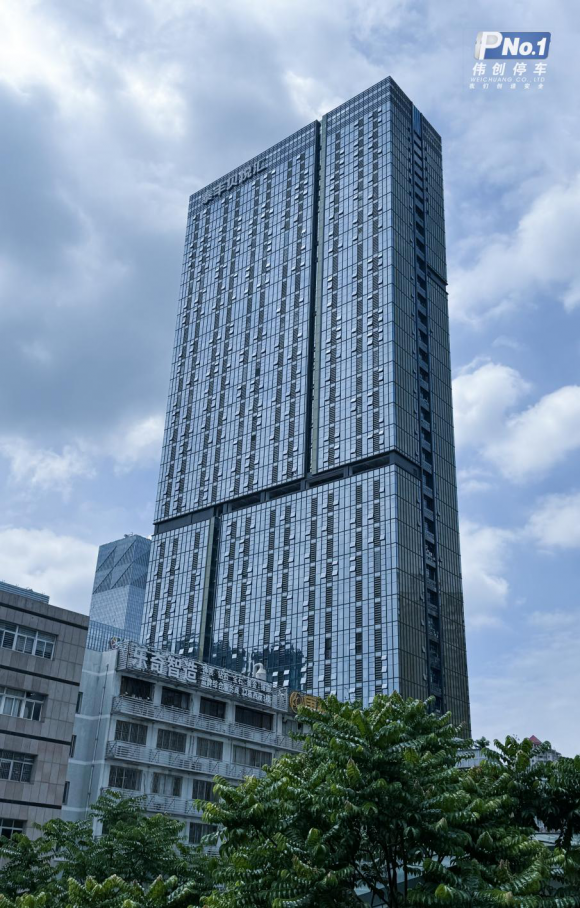 深圳伟创:立体停车新模式,商业 办公 智能车库完美融合!