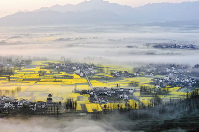 经过综合治理后的青弋江畔风景如画。图为位于泾县丁家桥镇后山村的青弋江畔风光。刘爱国 摄 经过综合治理后的青弋江畔风景如画。图为位于泾县丁家桥镇后山村的青弋江畔风光。刘爱国 摄