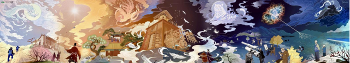 《华夏之光&mdash;文明的烛火》打造一场跨越千年的沉浸式体验。中国科技馆供图